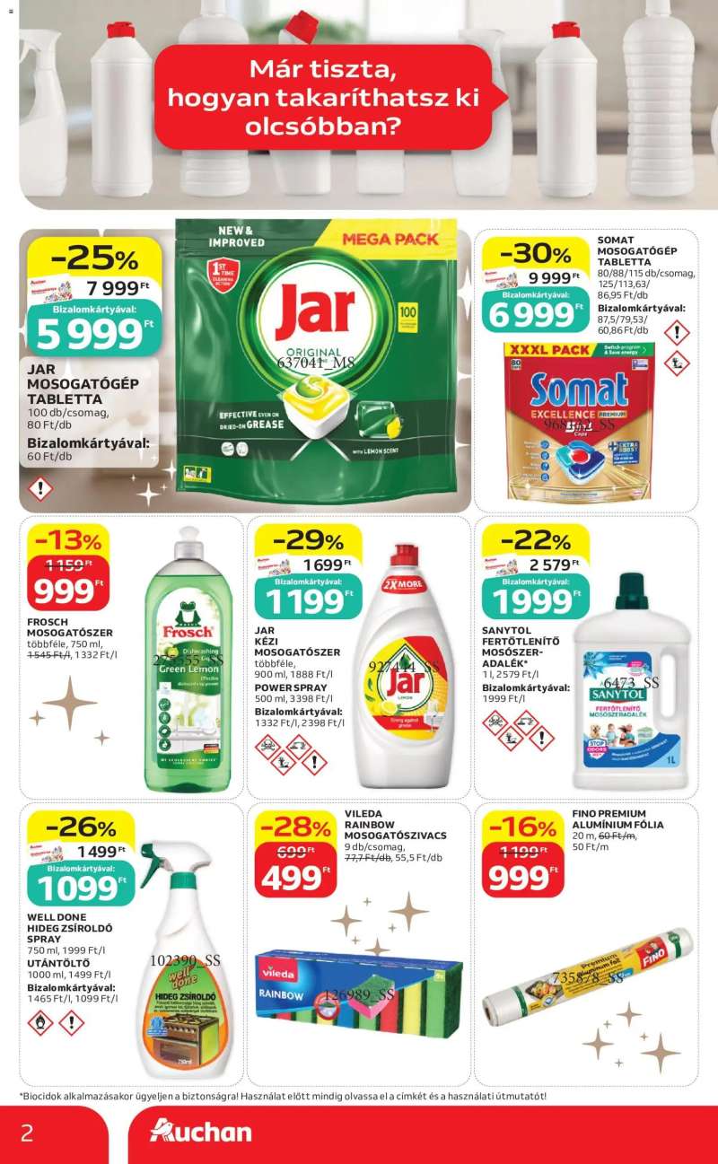 Auchan Auchan Fehér hetek ajánlatai 2 oldal
