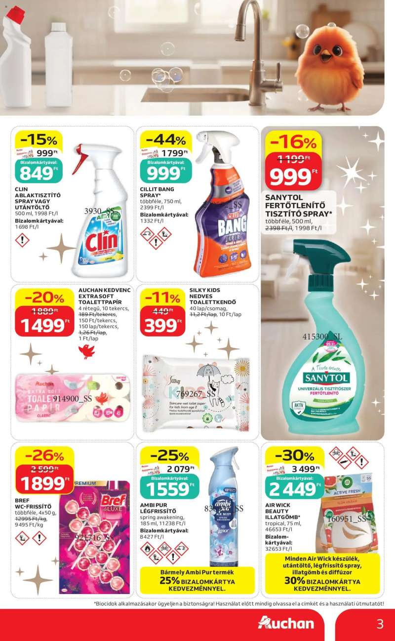 Auchan Auchan Fehér hetek ajánlatai 3 oldal