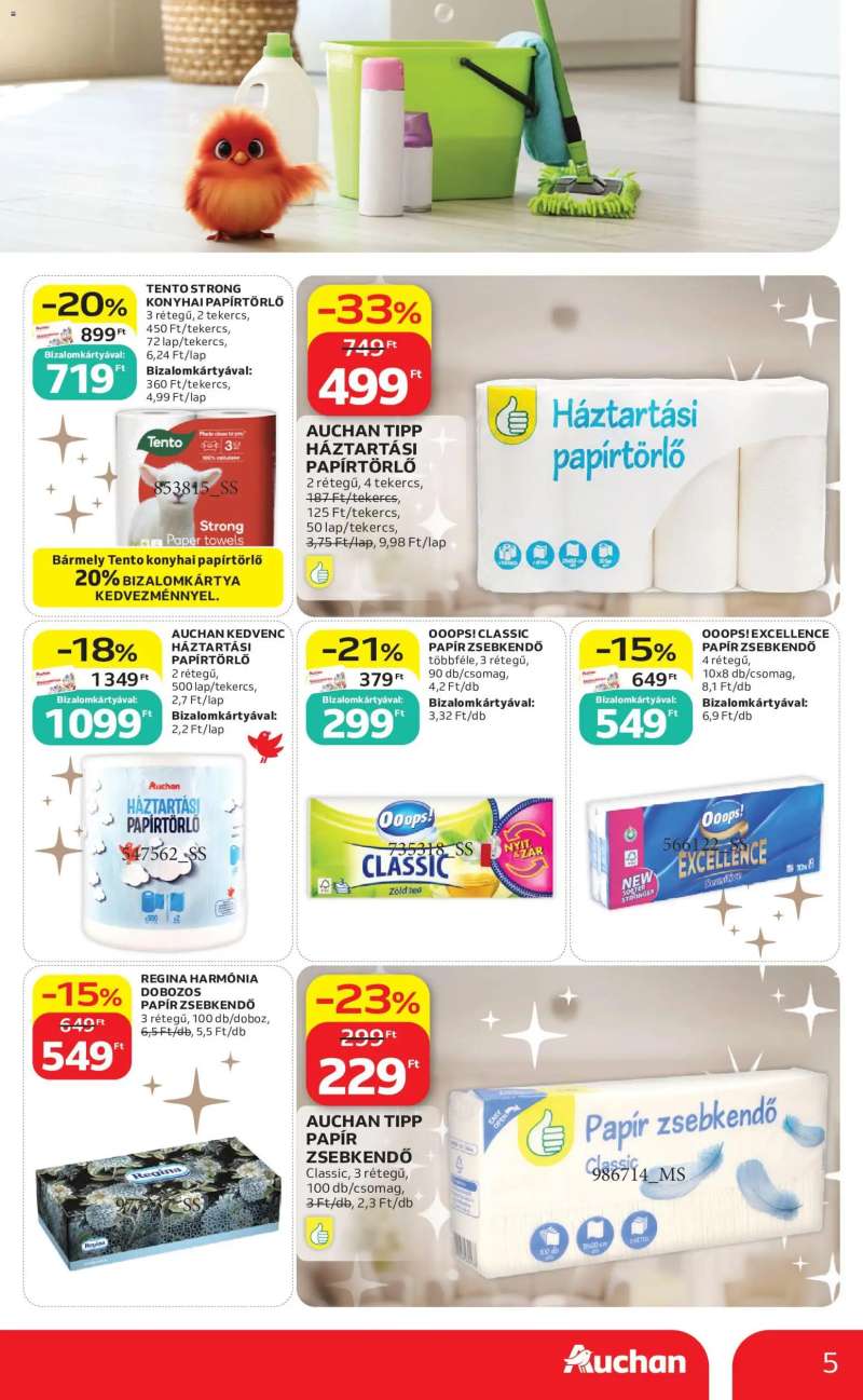 Auchan Auchan Fehér hetek ajánlatai 5 oldal