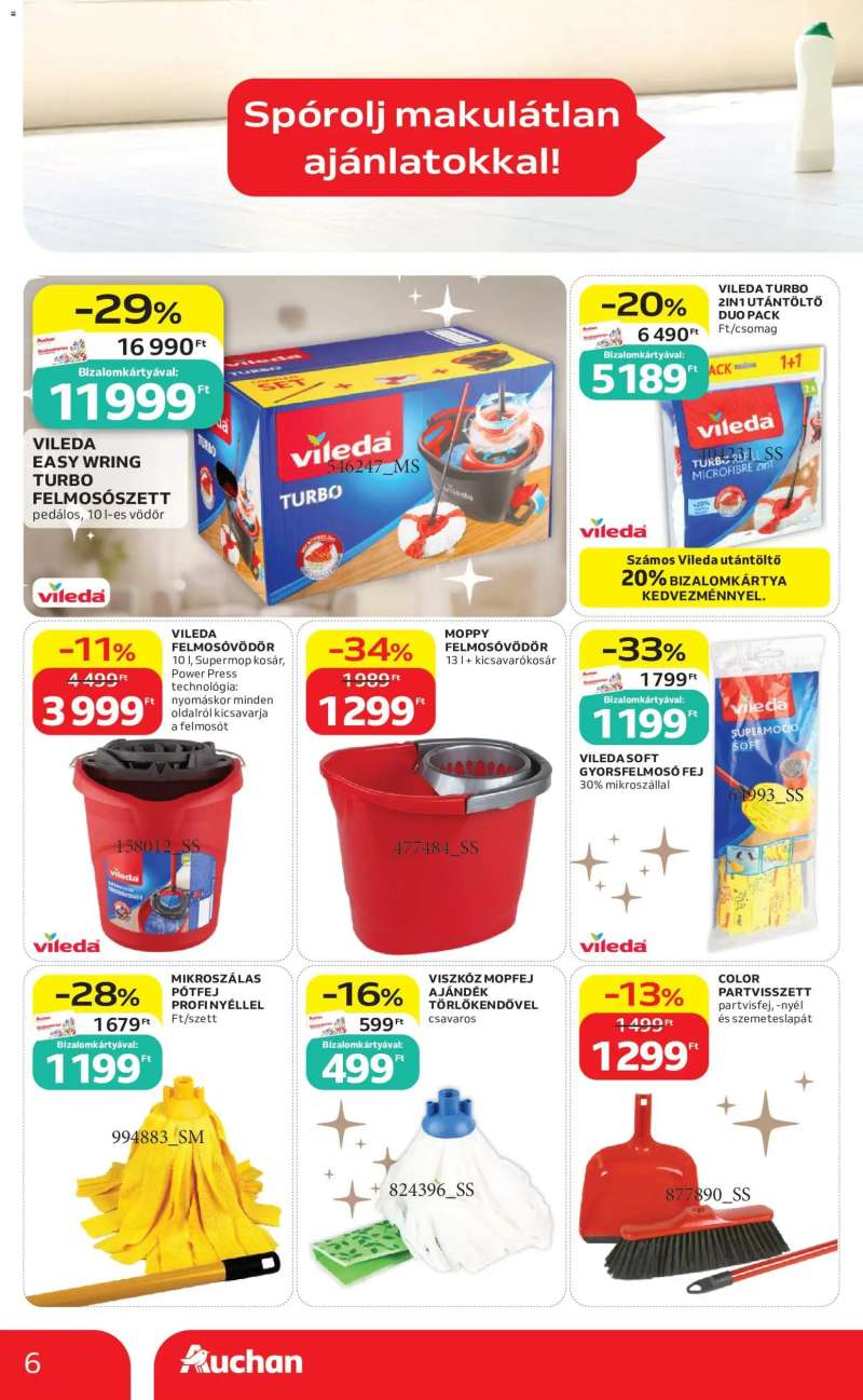 Auchan Auchan Fehér hetek ajánlatai 6 oldal
