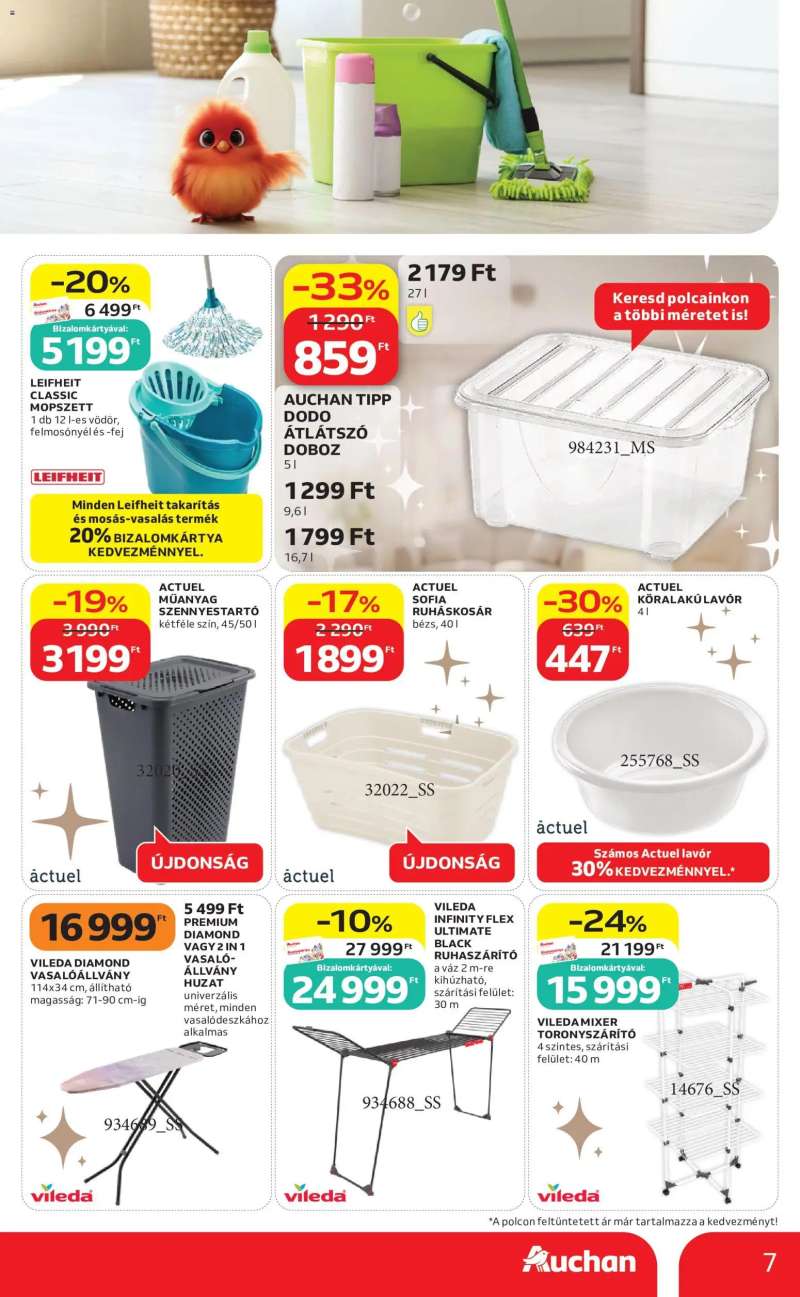 Auchan Auchan Fehér hetek ajánlatai 7 oldal