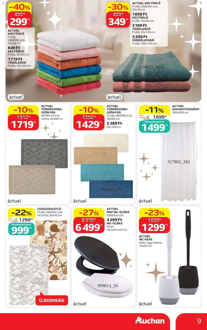 Auchan Auchan Fehér hetek ajánlatai 9 oldal