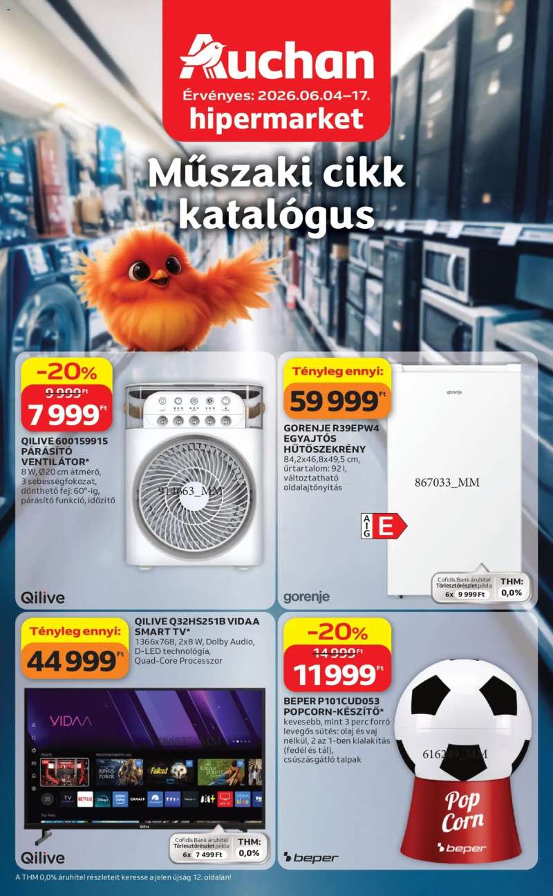 Auchan Auchan Műszaki cikk ajánlataink 1 oldal