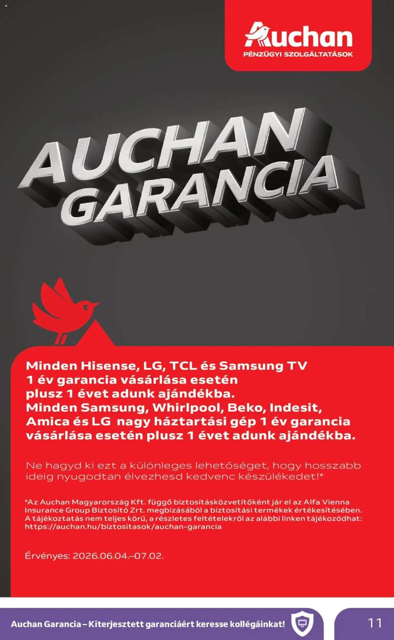 Auchan Auchan Műszaki cikk ajánlataink 11 oldal
