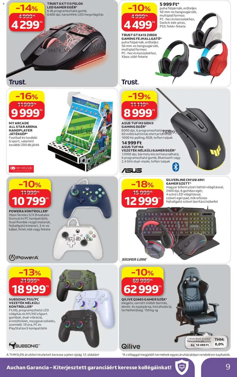 Auchan Auchan Műszaki cikk ajánlataink 9 oldal