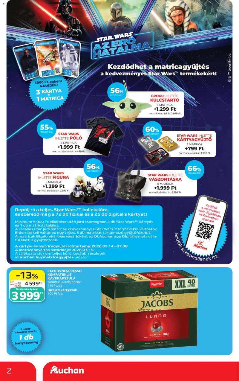 Auchan Auchan Szupermarket akciós újság 2 oldal