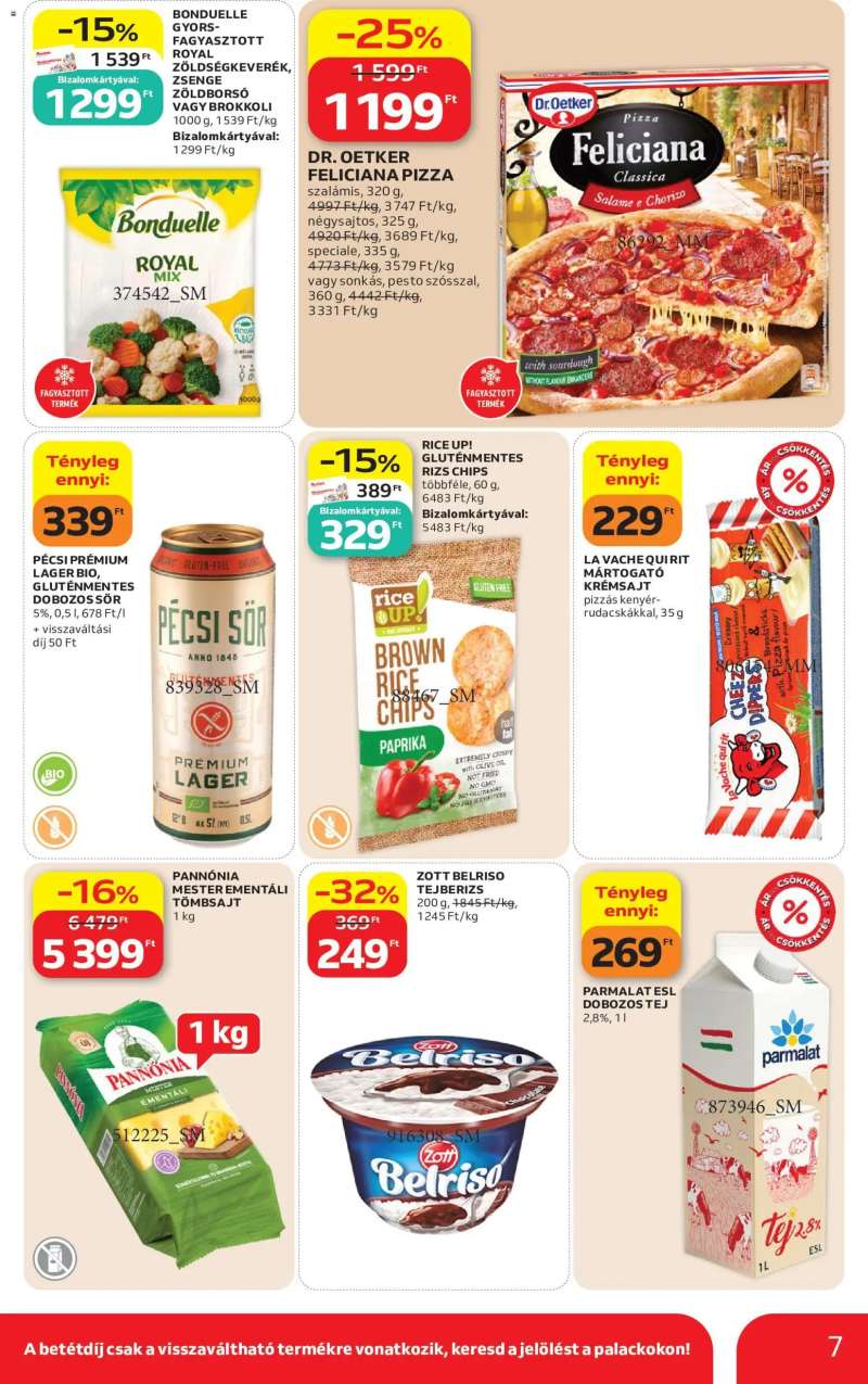 Auchan Auchan Szupermarket akciós újság 7 oldal