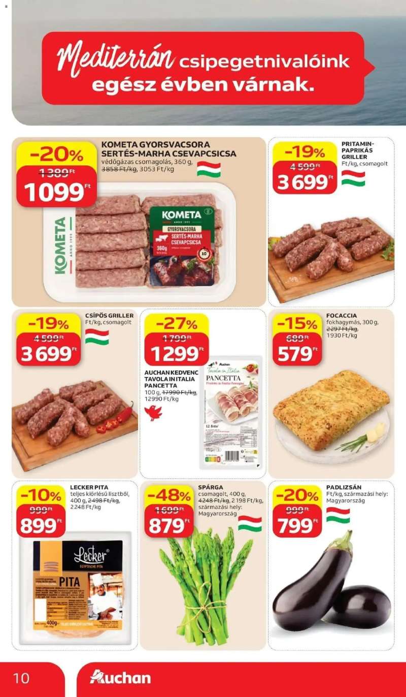 Auchan Auchan akciós újság Fót 10 oldal