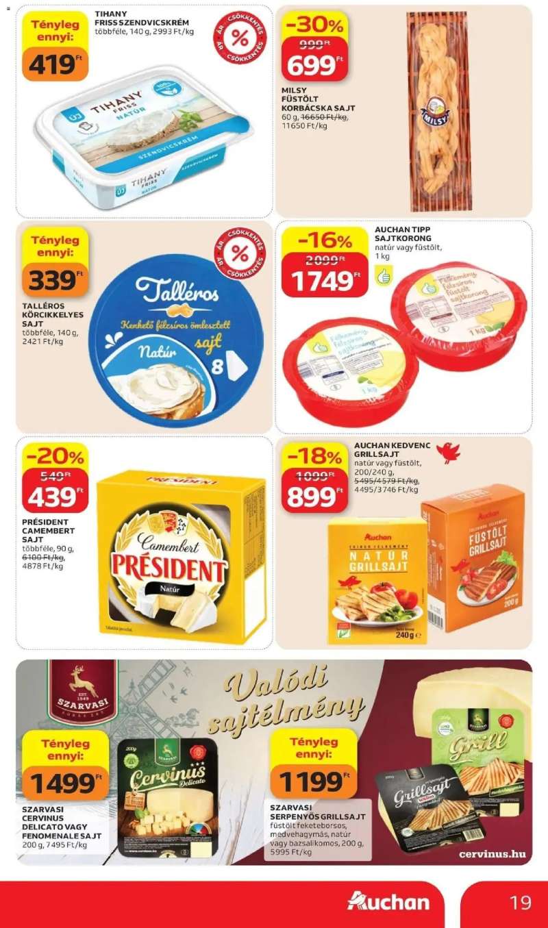 Auchan Auchan akciós újság Fót 19 oldal