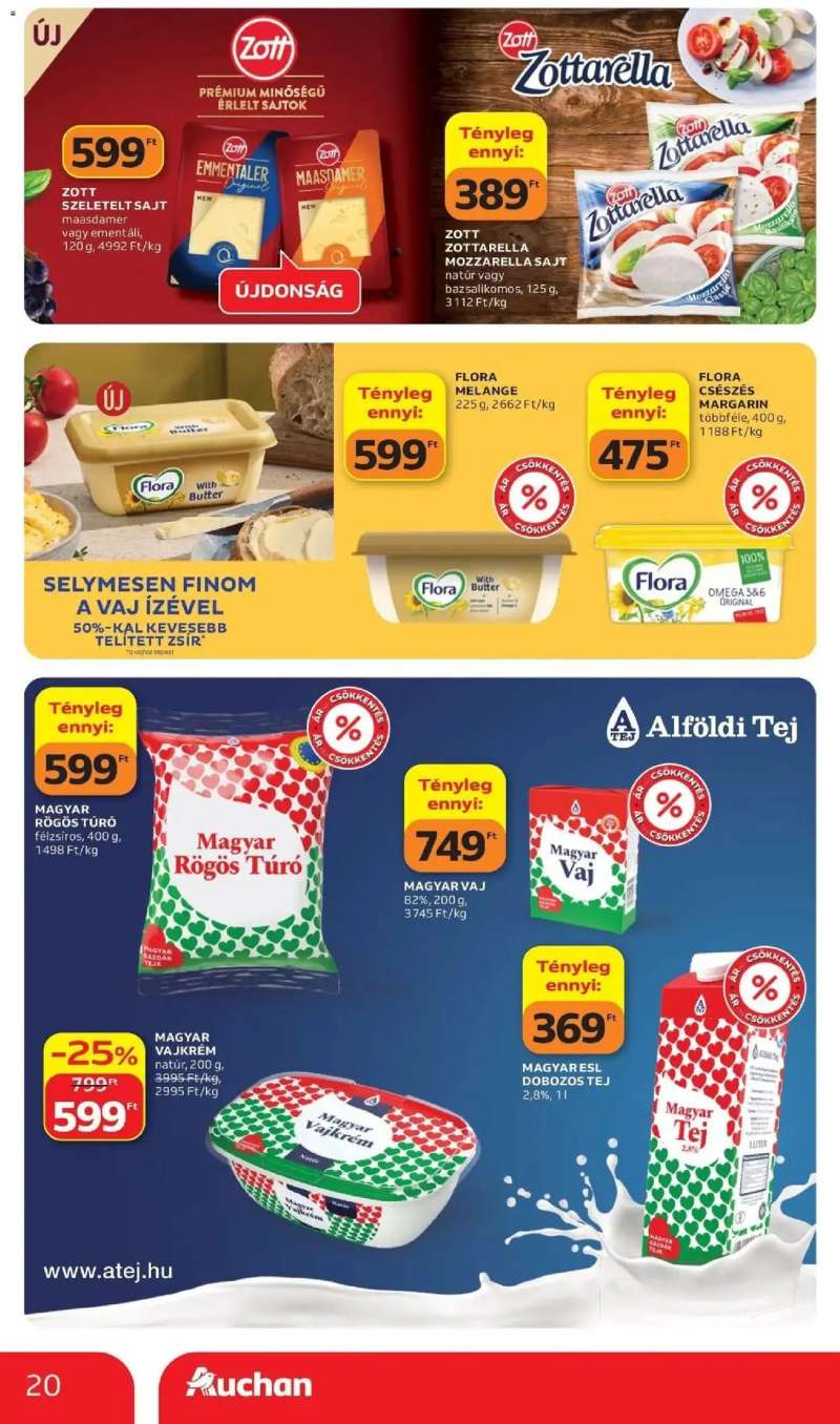 Auchan Auchan akciós újság Fót 20 oldal