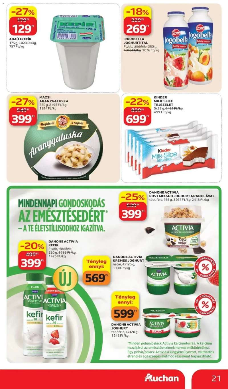 Auchan Auchan akciós újság Fót 21 oldal