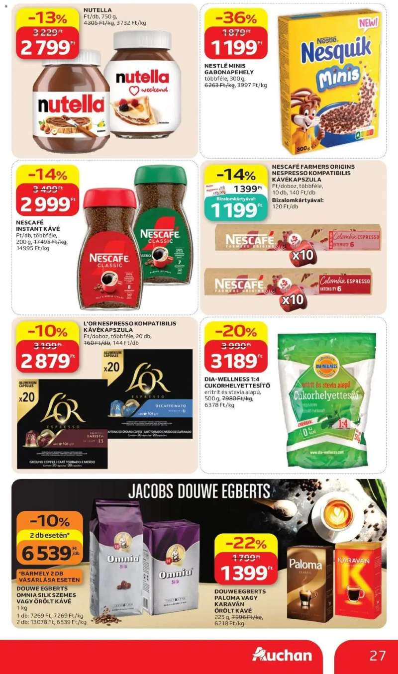 Auchan Auchan akciós újság Fót 27 oldal