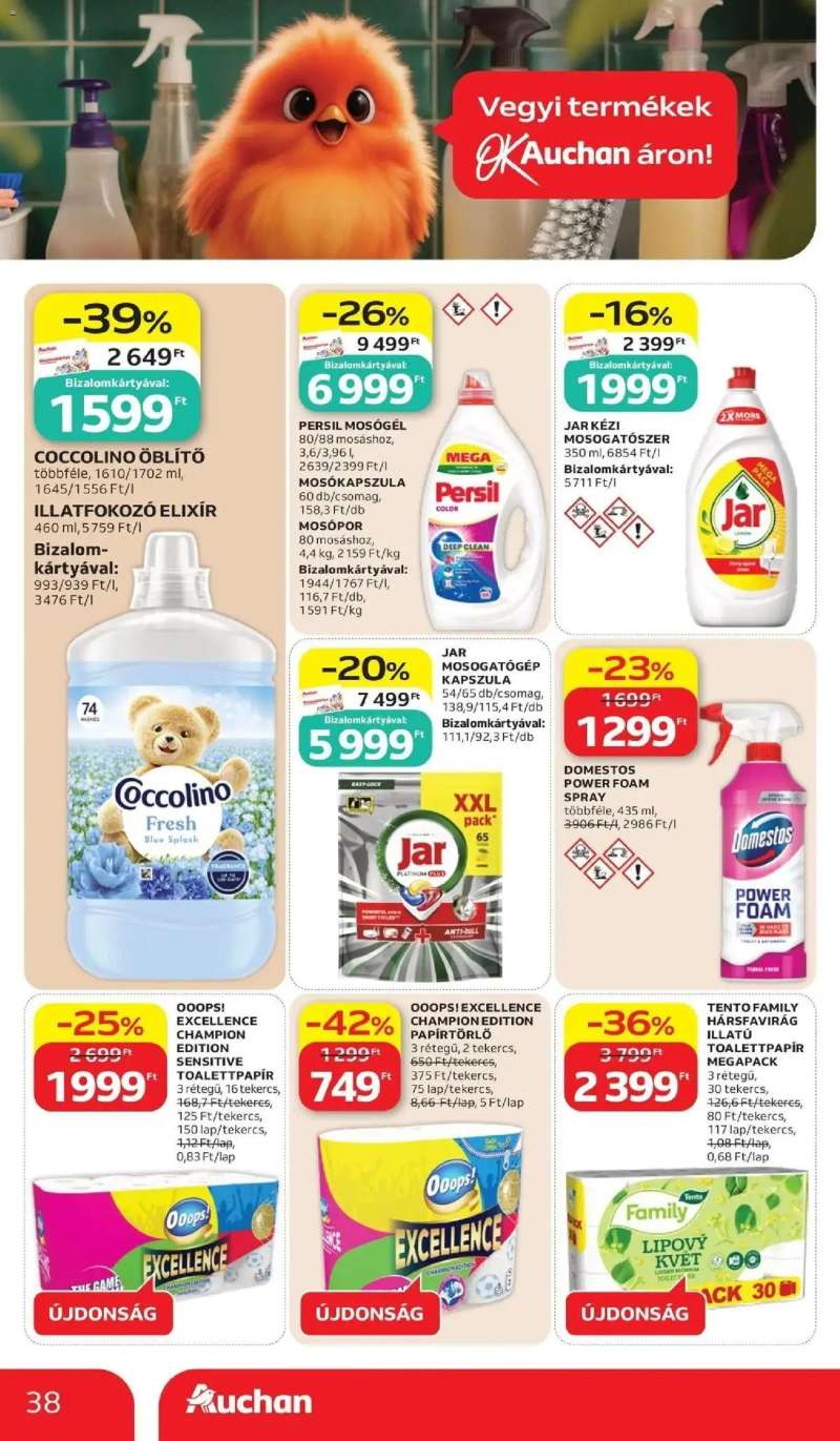 Auchan Auchan akciós újság Fót 38 oldal