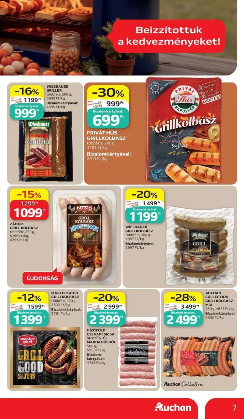 Auchan Auchan akciós újság Fót 7 oldal