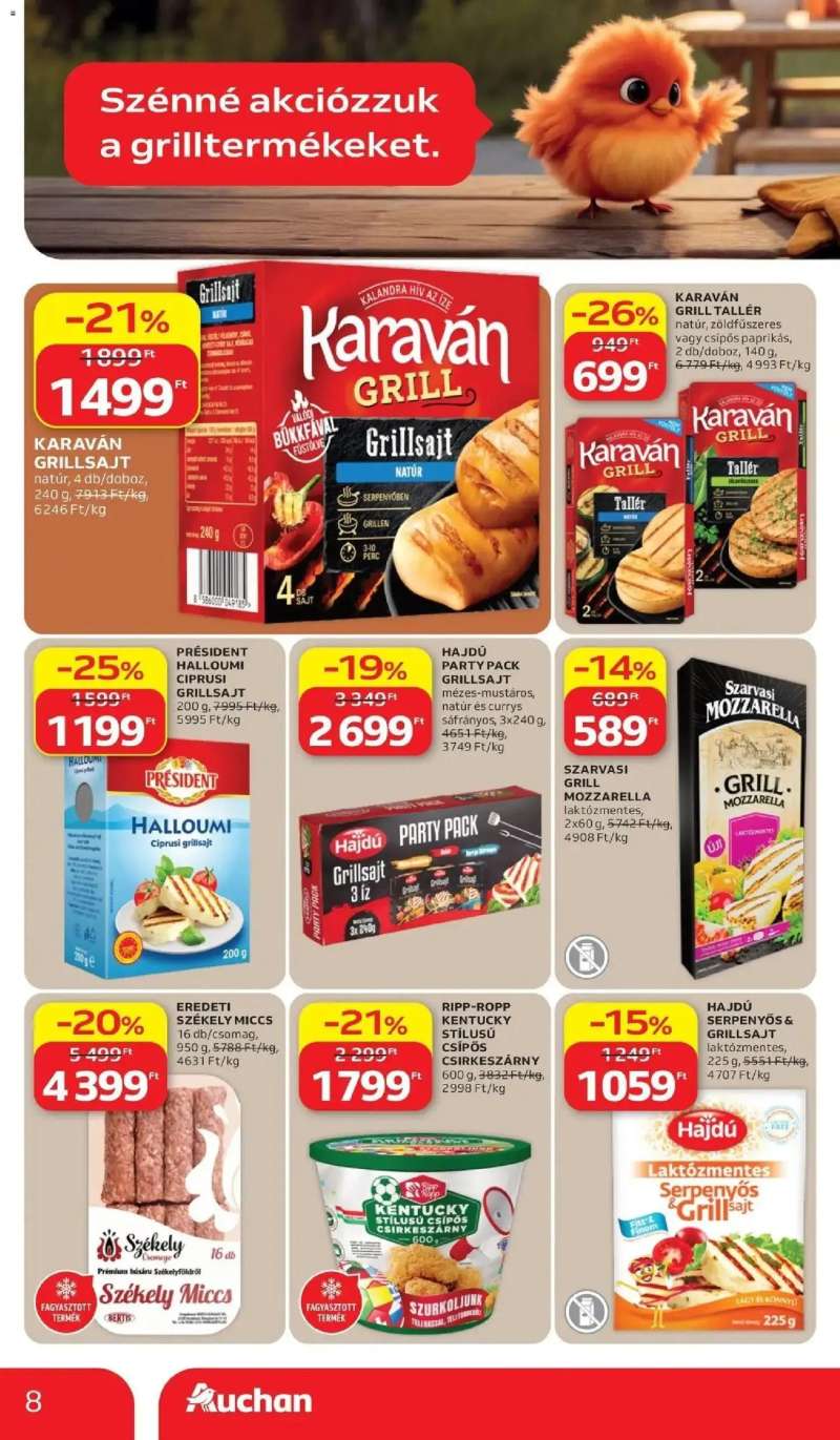 Auchan Auchan akciós újság Fót 8 oldal