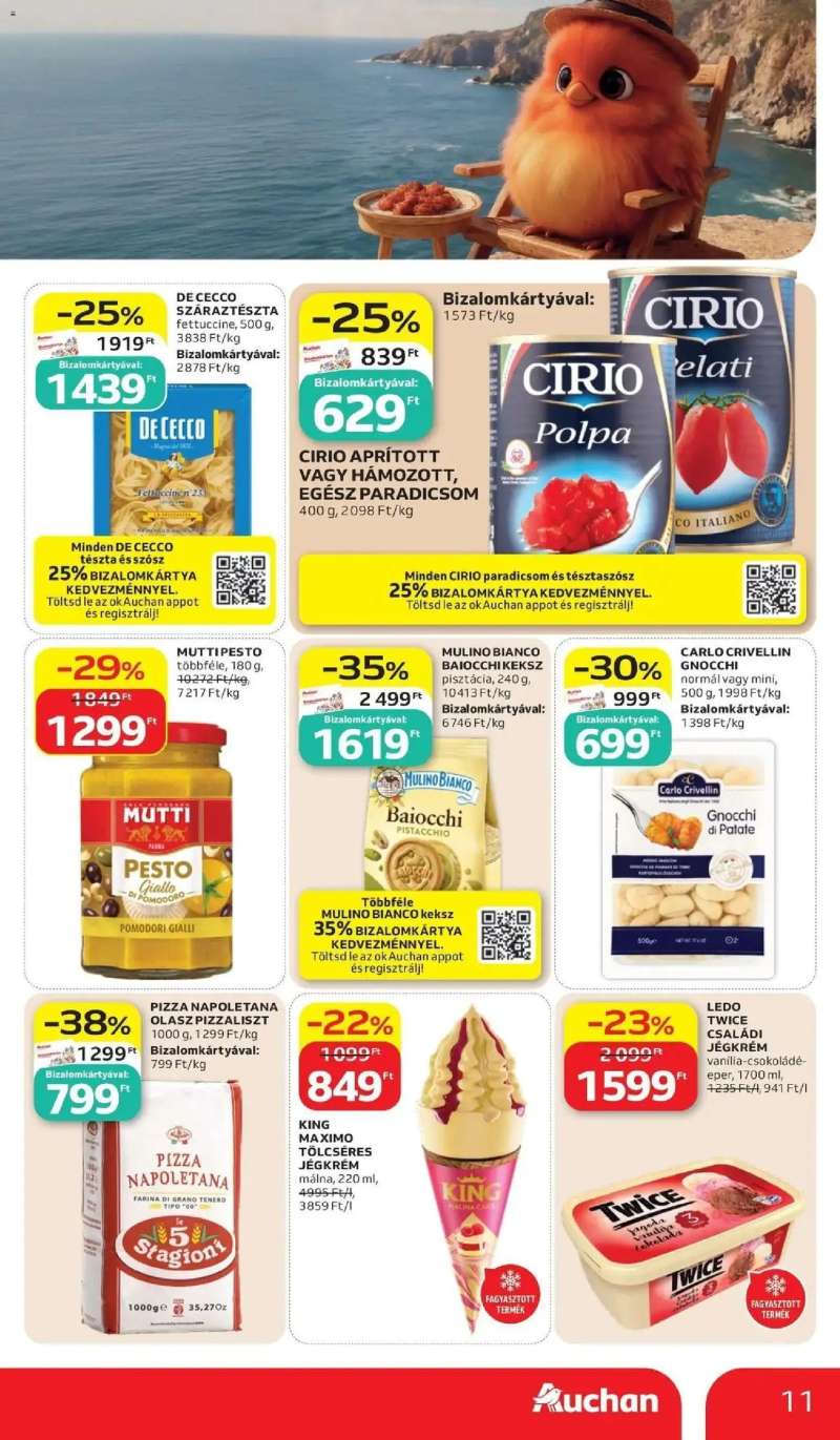 Auchan Auchan újság érvényessége 2026.06.17-ig 11 oldal