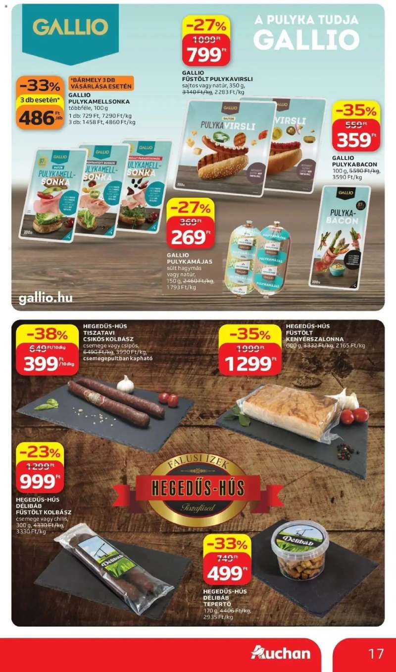 Auchan Auchan újság érvényessége 2026.06.17-ig 17 oldal
