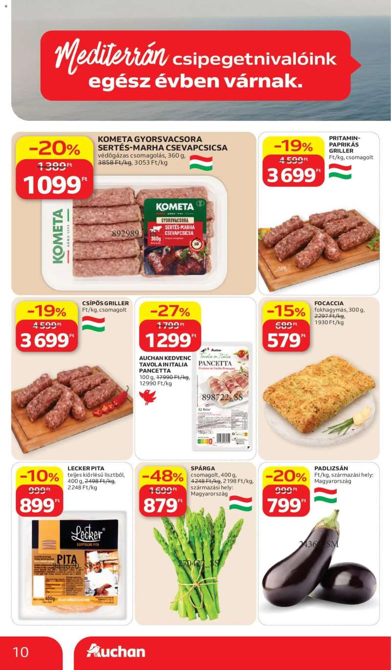 Auchan Auchan akciós újság 10 oldal