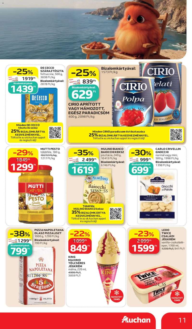 Auchan Auchan akciós újság 11 oldal