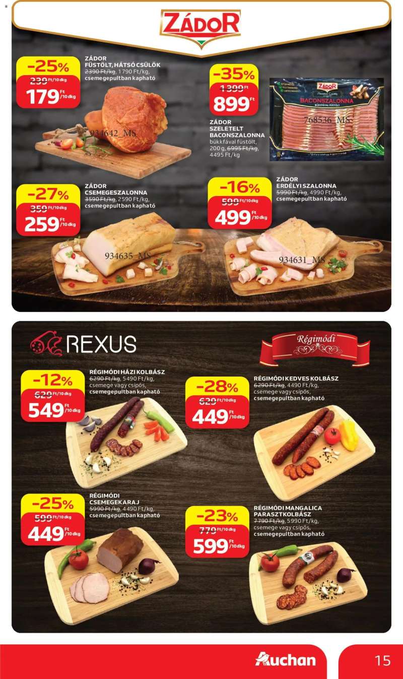 Auchan Auchan akciós újság 15 oldal