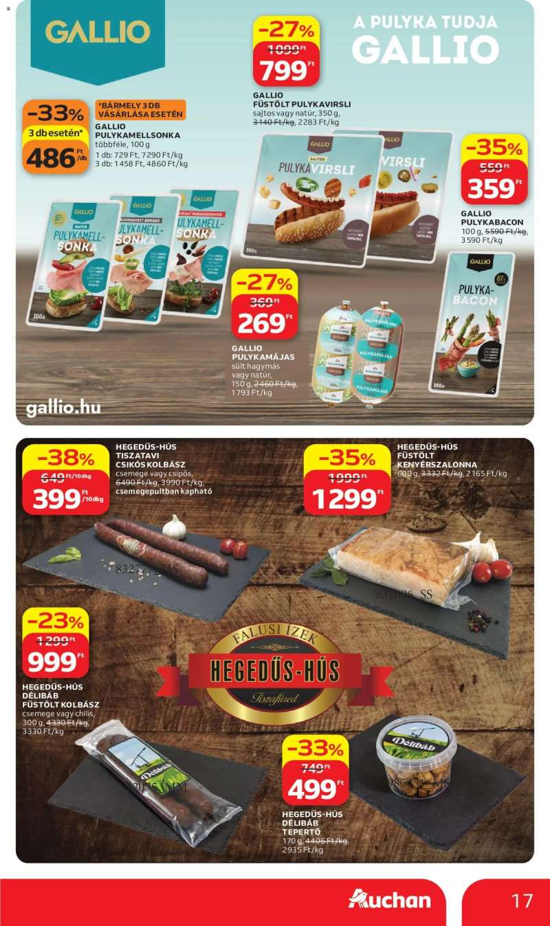 Auchan Auchan akciós újság 17 oldal