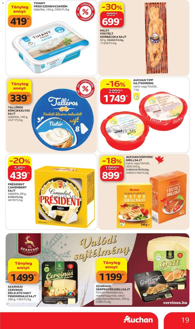Auchan Auchan akciós újság 19 oldal