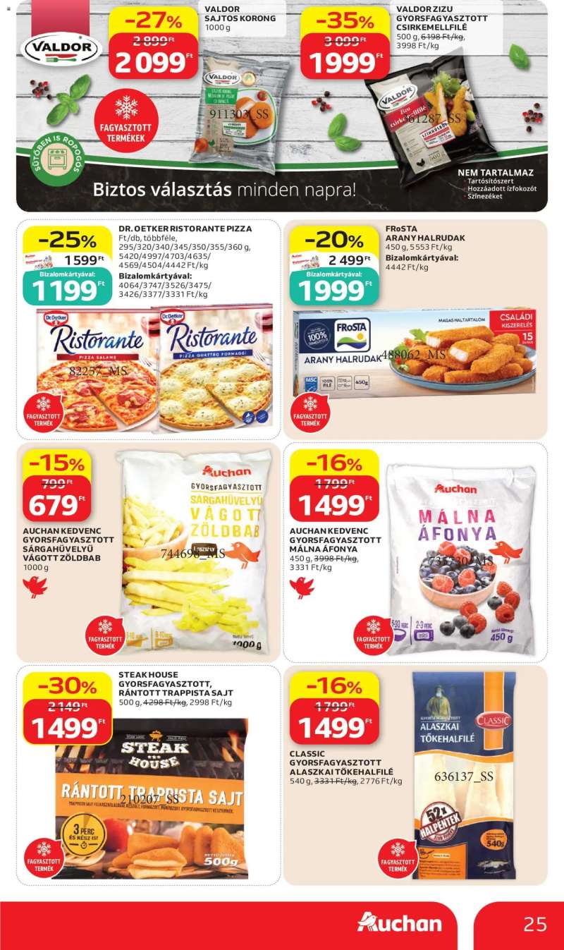 Auchan Auchan akciós újság 25 oldal
