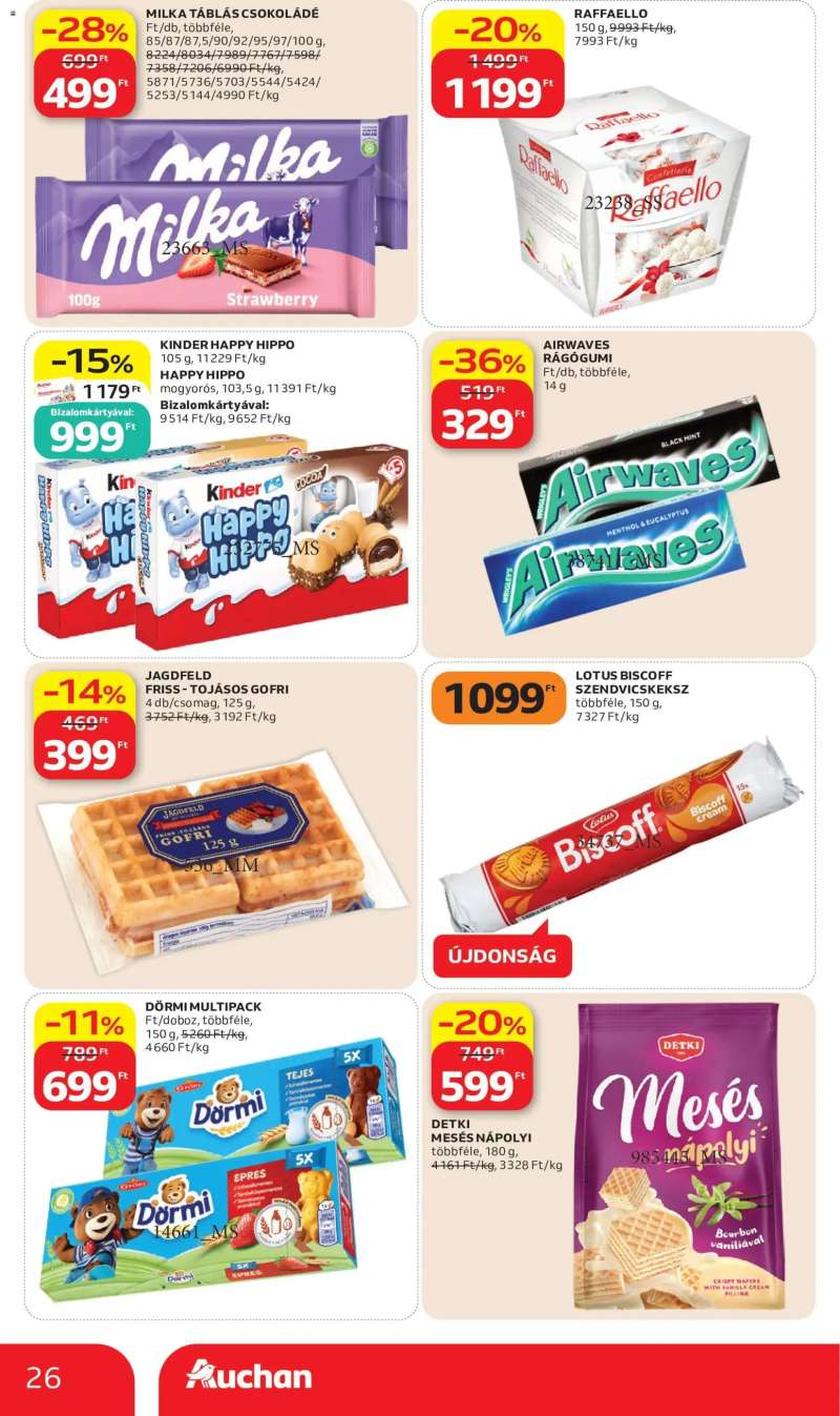 Auchan Auchan akciós újság 26 oldal