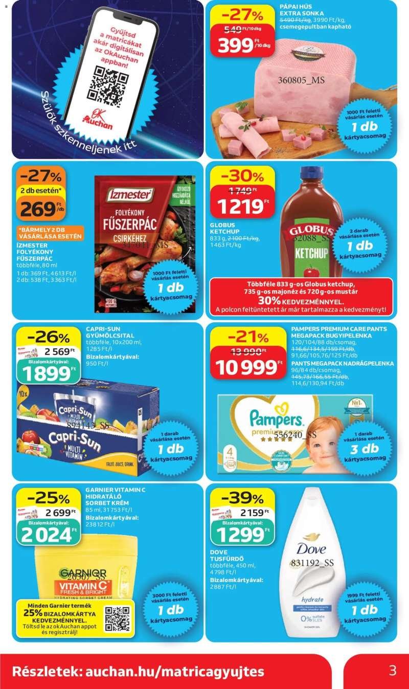 Auchan Auchan akciós újság 3 oldal