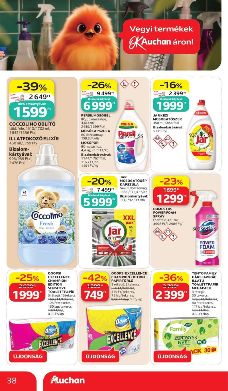 Auchan Auchan akciós újság 38 oldal