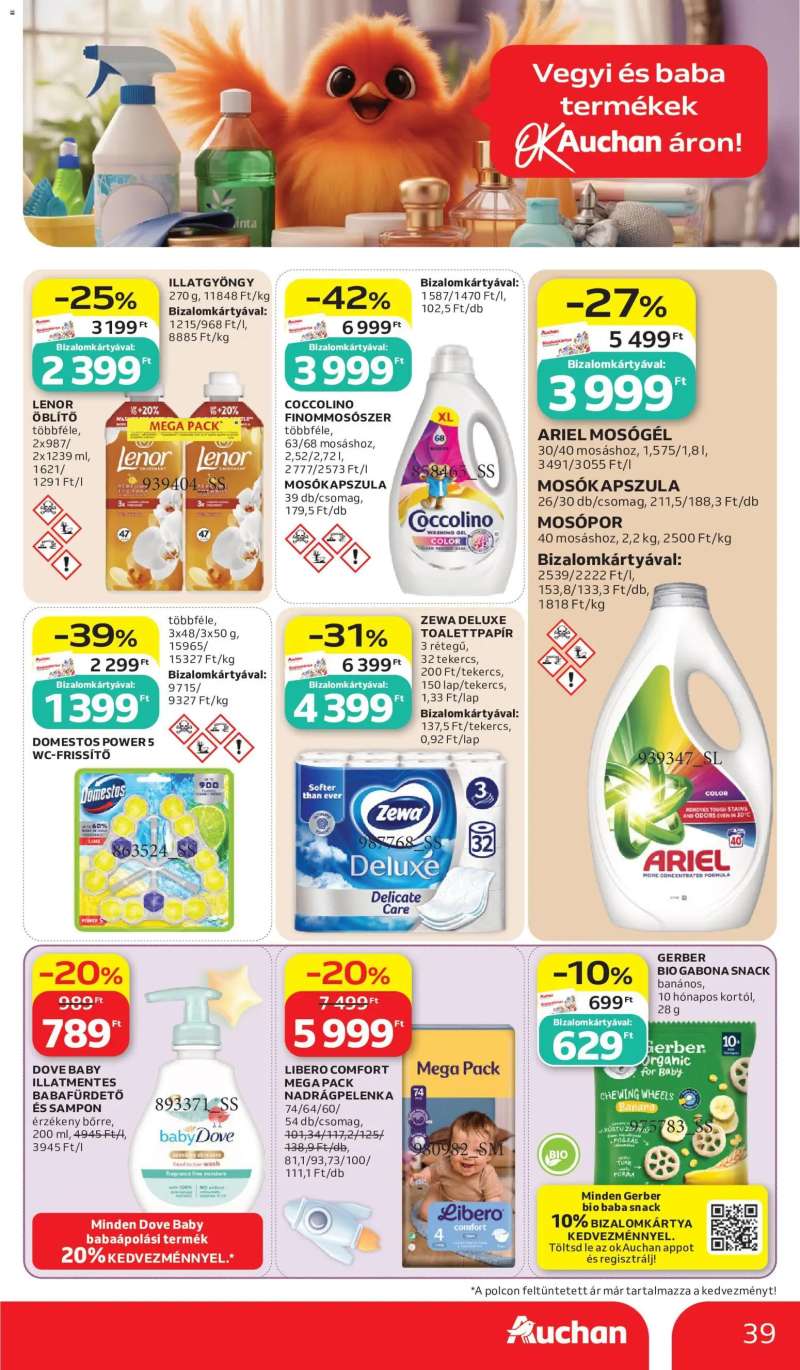 Auchan Auchan akciós újság 39 oldal
