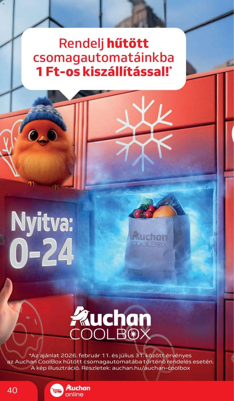 Auchan Auchan akciós újság 40 oldal