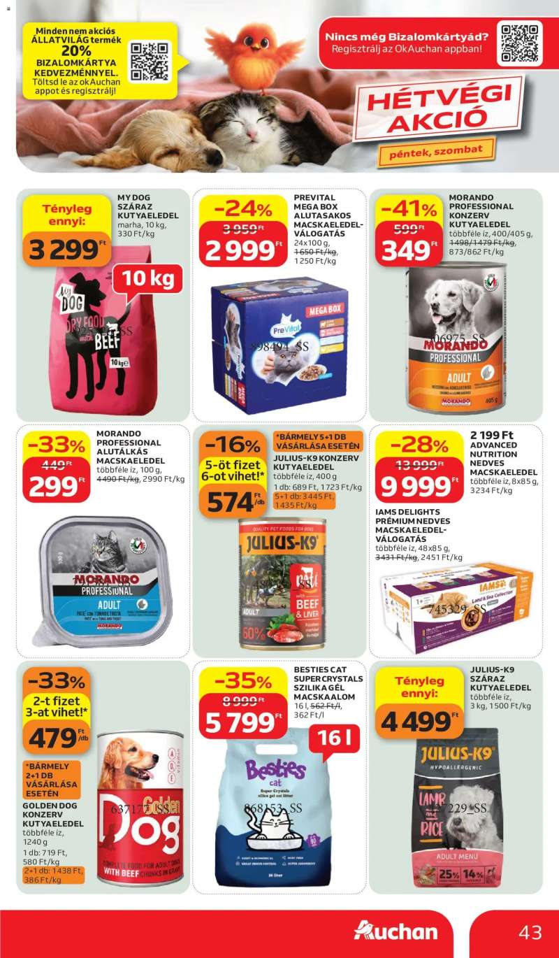 Auchan Auchan akciós újság 43 oldal