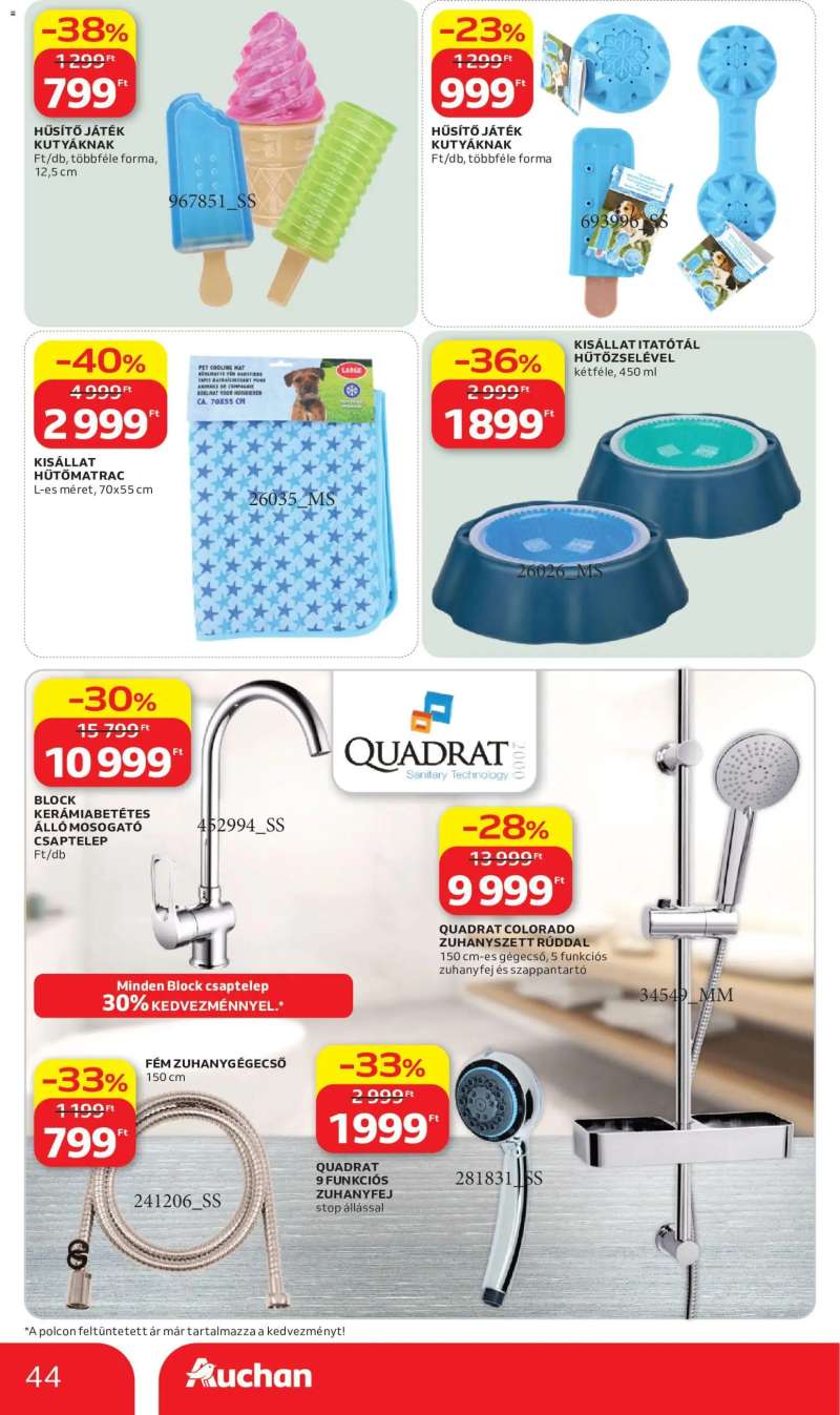 Auchan Auchan akciós újság 44 oldal