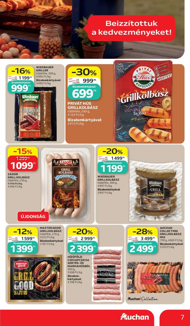 Auchan Auchan akciós újság 7 oldal