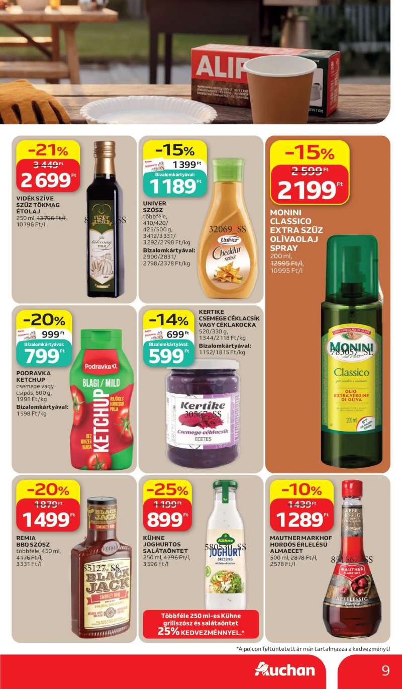 Auchan Auchan akciós újság 9 oldal