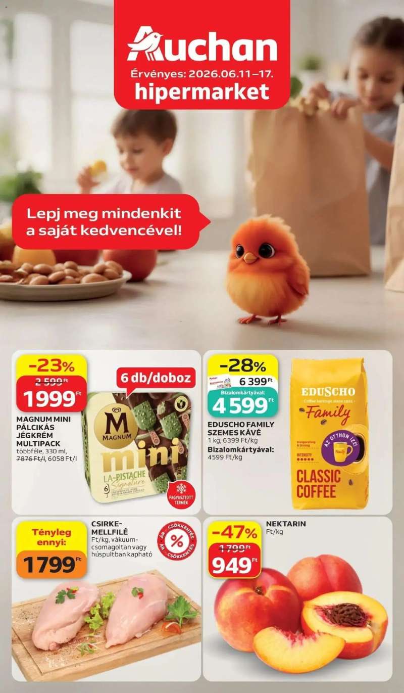 Auchan Auchan akciós újság Budapest 1 oldal