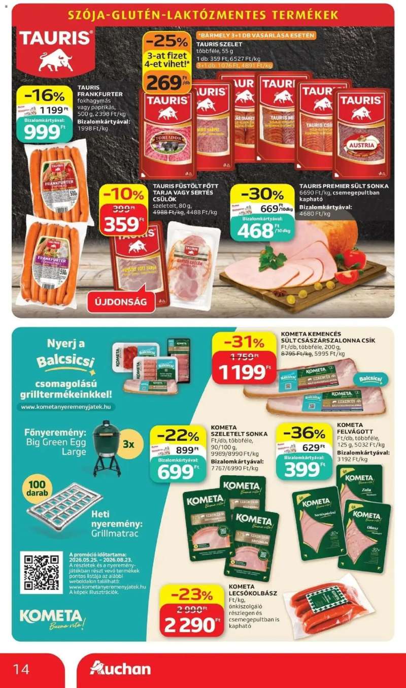 Auchan Auchan akciós újság Budapest 14 oldal