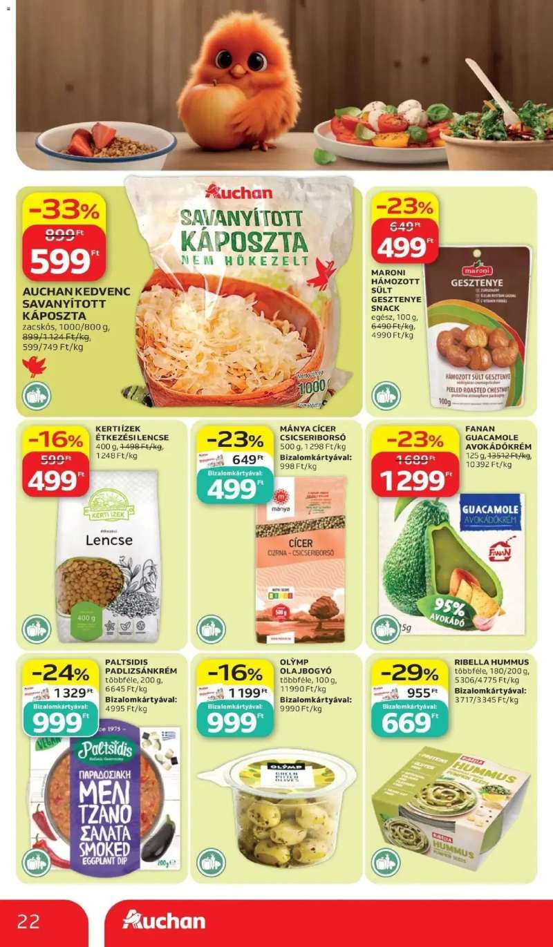 Auchan Auchan akciós újság Budapest 22 oldal