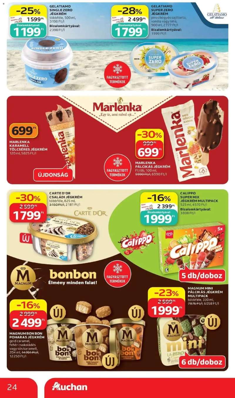 Auchan Auchan akciós újság Budapest 24 oldal