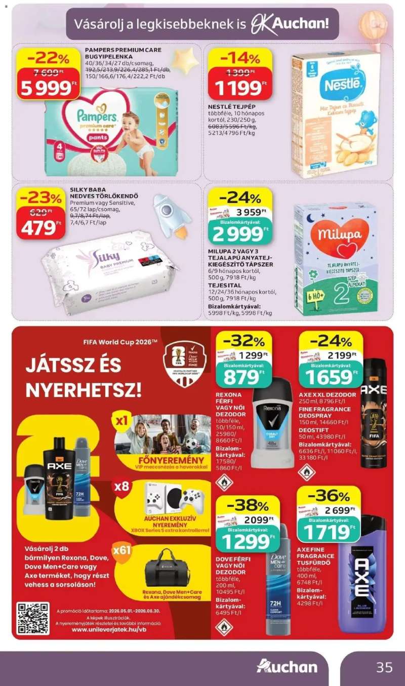 Auchan Auchan akciós újság Budapest 35 oldal