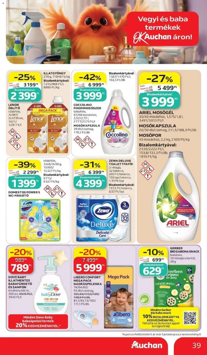 Auchan Auchan akciós újság Budapest 39 oldal
