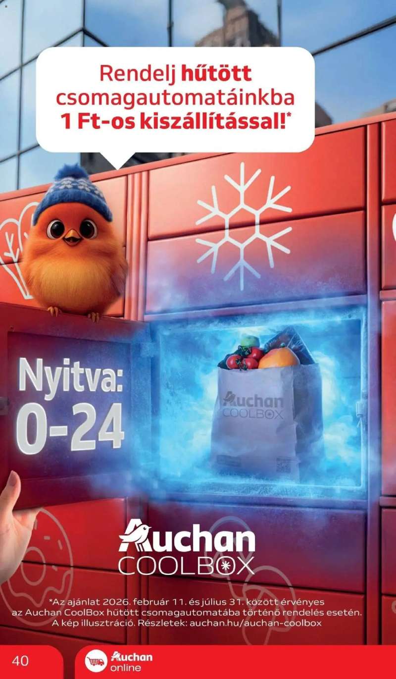 Auchan Auchan akciós újság Budapest 40 oldal