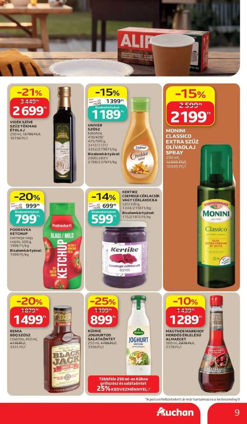 Auchan Auchan akciós újság Budapest 9 oldal