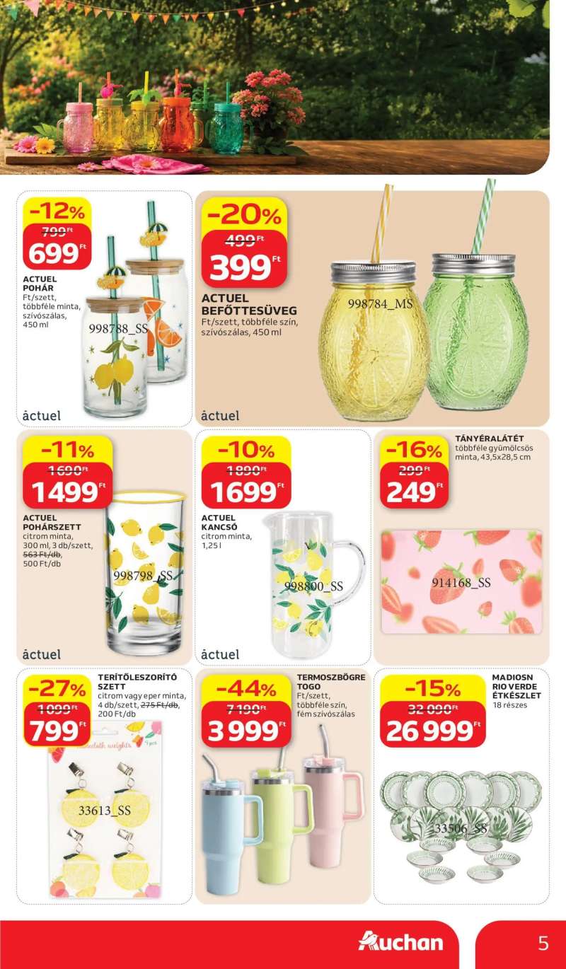 Auchan Auchan Hetes nyári ajánlataink 5 oldal