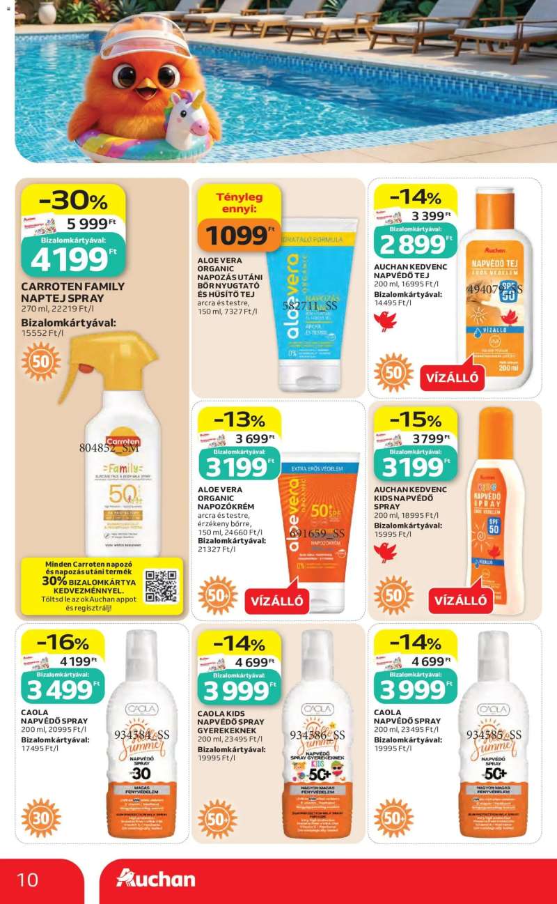 Auchan Auchan Nyári extra ajánlataink 10 oldal