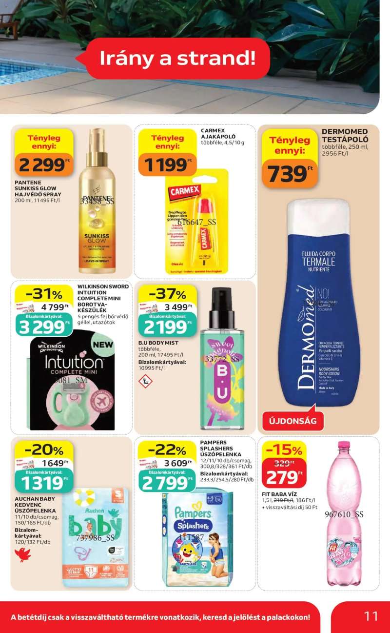 Auchan Auchan Nyári extra ajánlataink 11 oldal