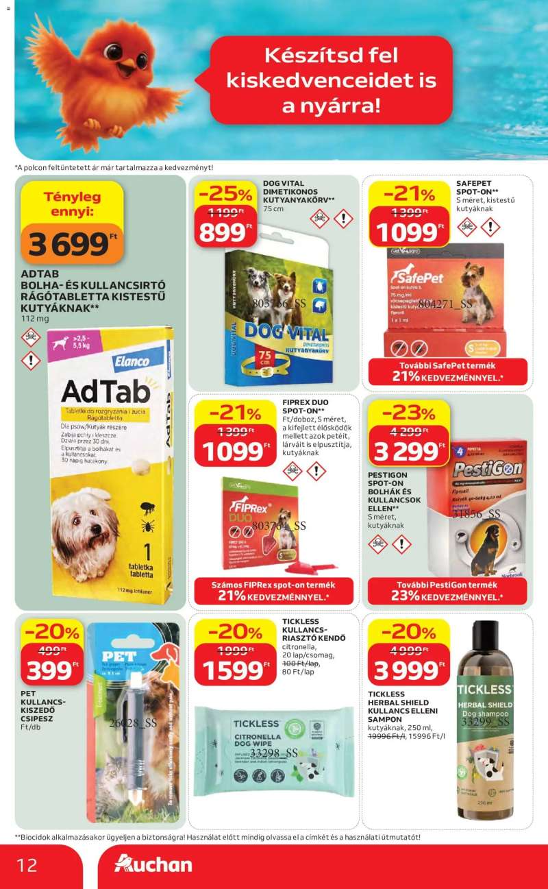 Auchan Auchan Nyári extra ajánlataink 12 oldal