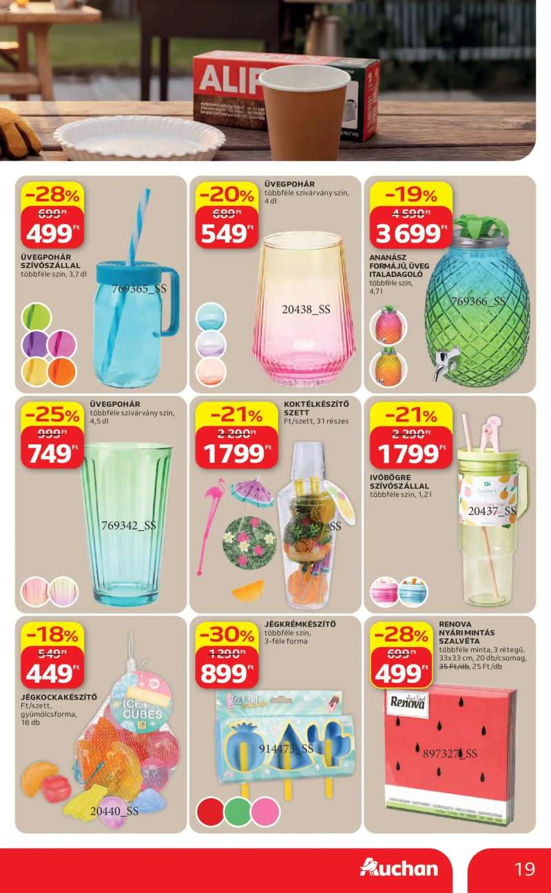 Auchan Auchan Nyári extra ajánlataink 19 oldal