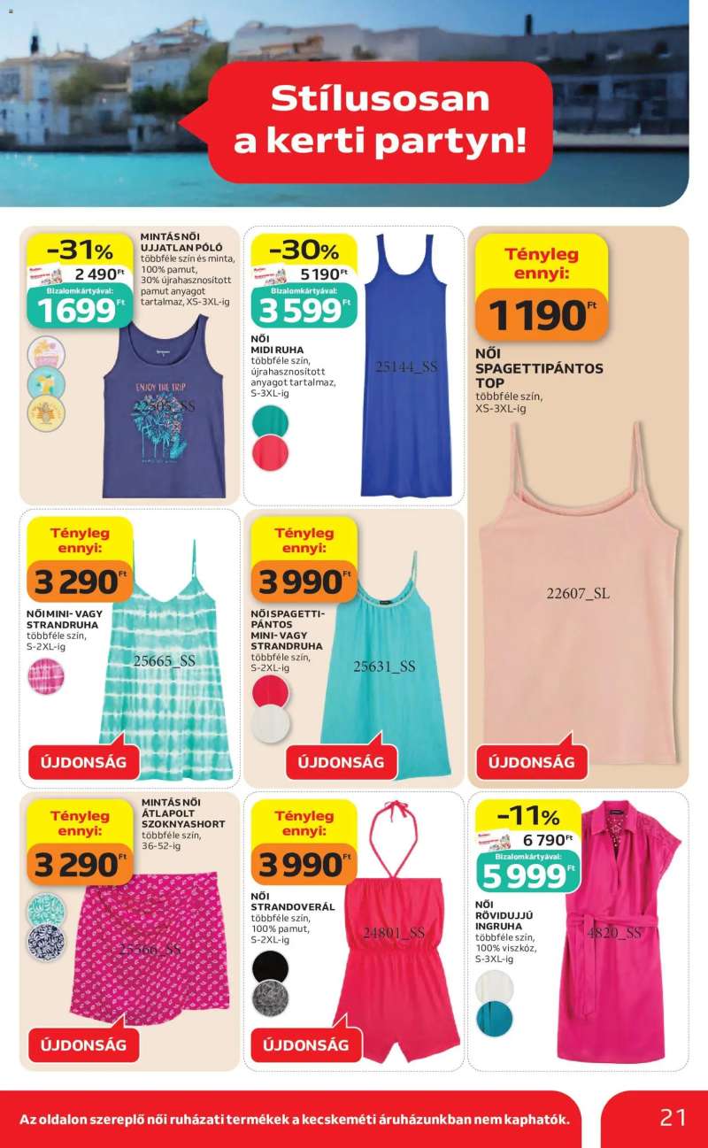 Auchan Auchan Nyári extra ajánlataink 21 oldal